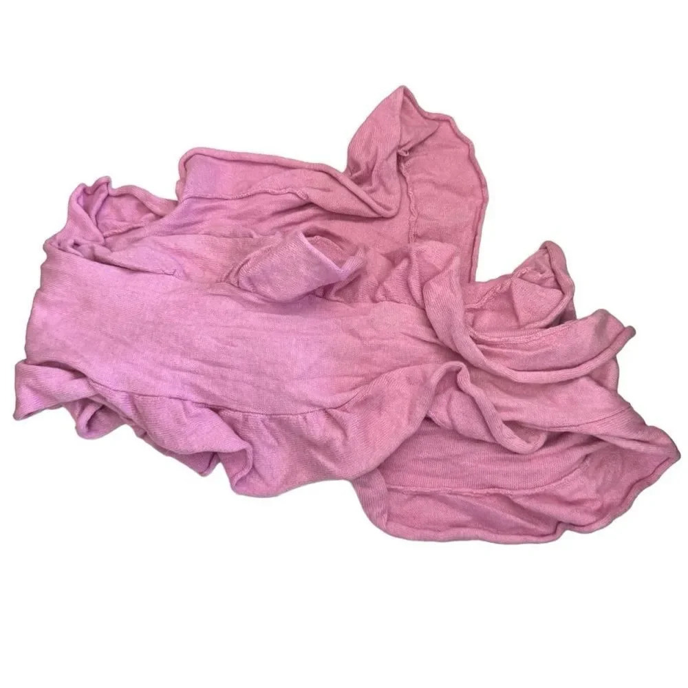 Pink Scarf Ruffle Benetton Vintage super cute Barbie EUC
